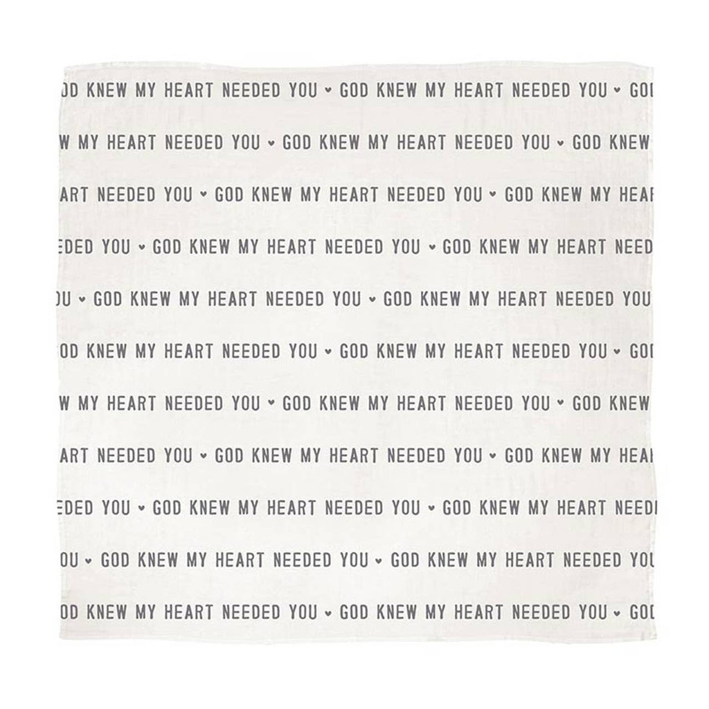 Swaddle Blanket - God Knew My Heart