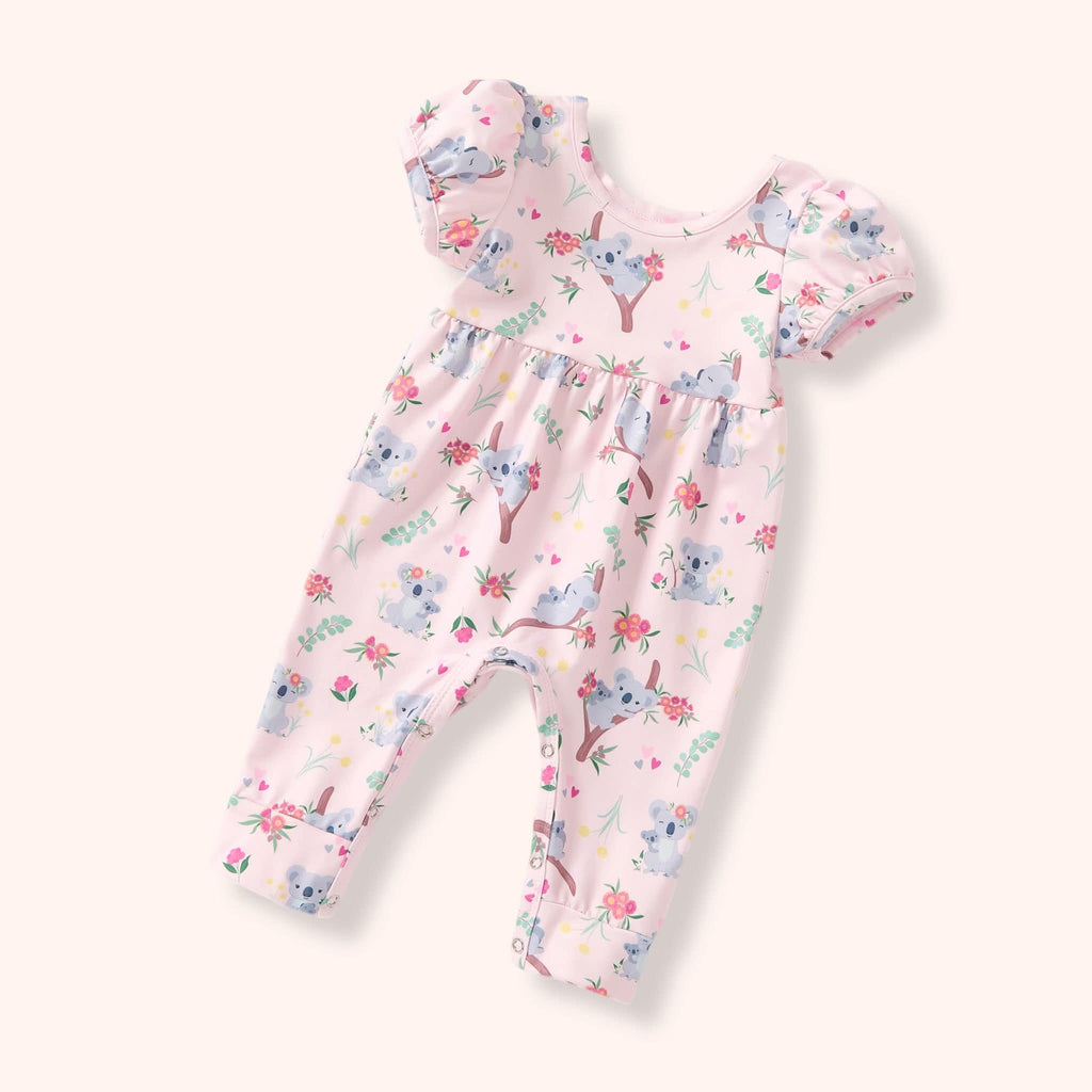 Pete & Lucy Koala Cuddles Girl Infant Romper