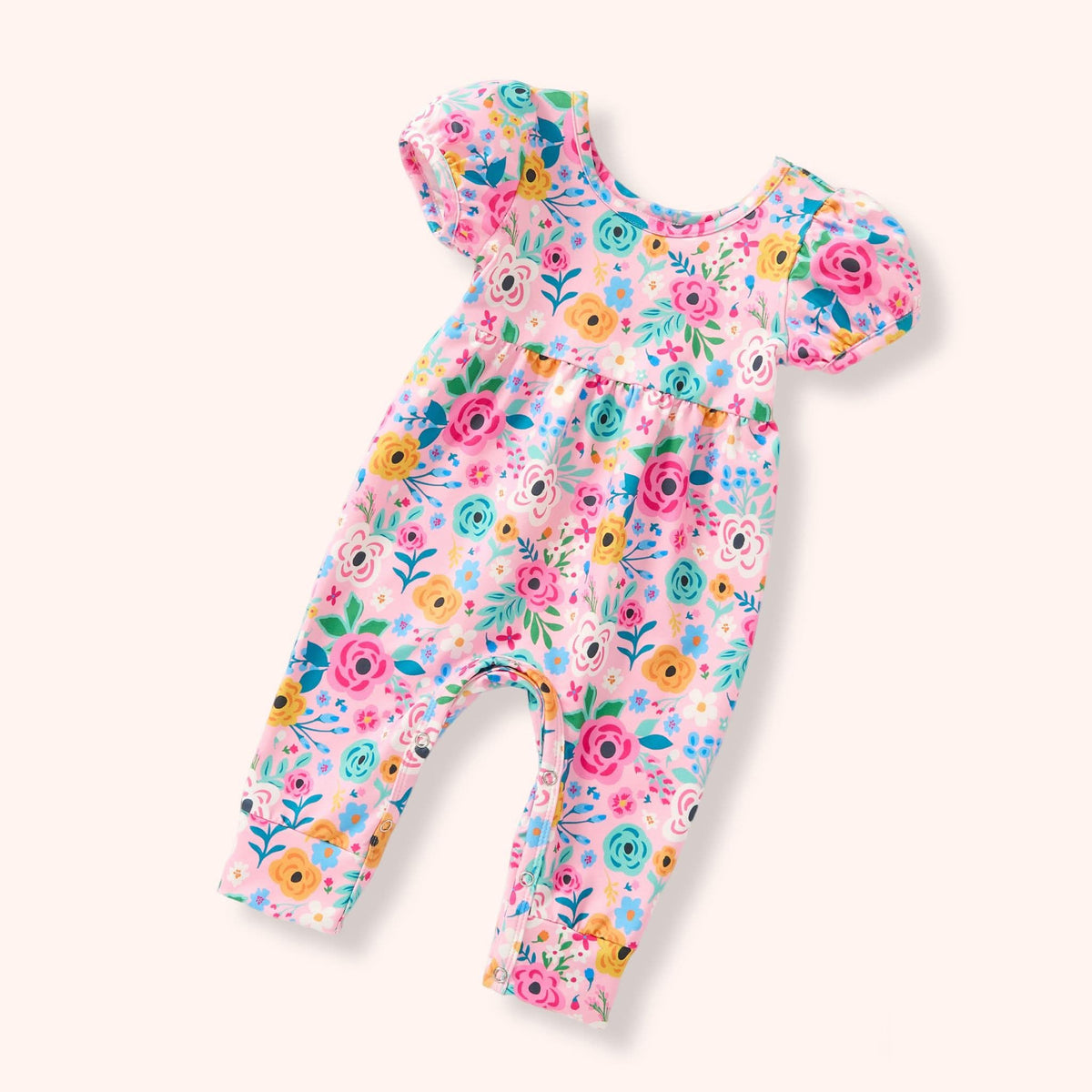 Pete + Lucy Pretty Petals Girl Infant Romper