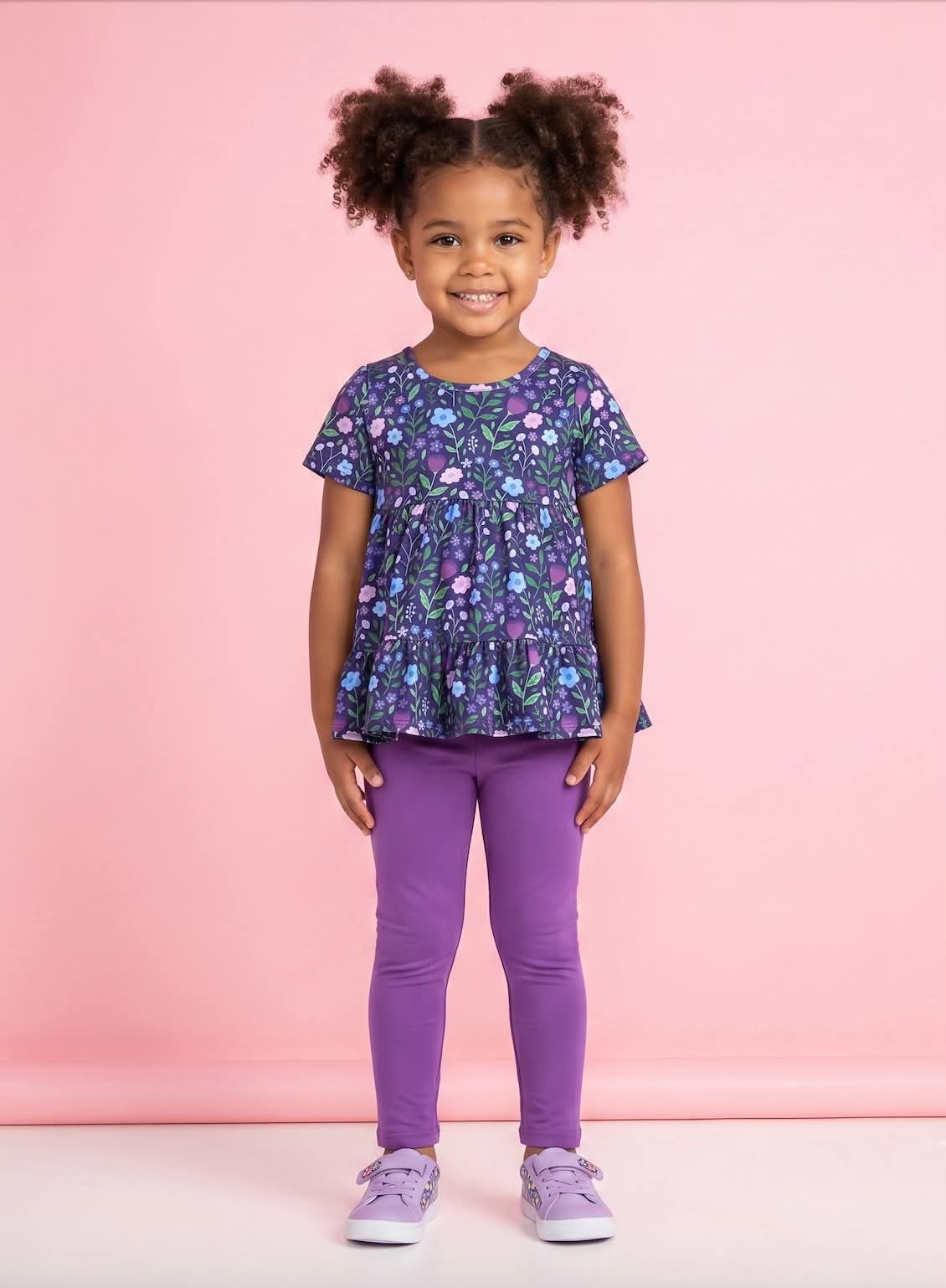 Pete + Lucy Breezy Blossoms 2 Piece Set