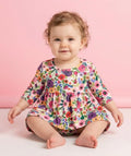 Pete + Lucy Bloom Burst Girl Infant Romper