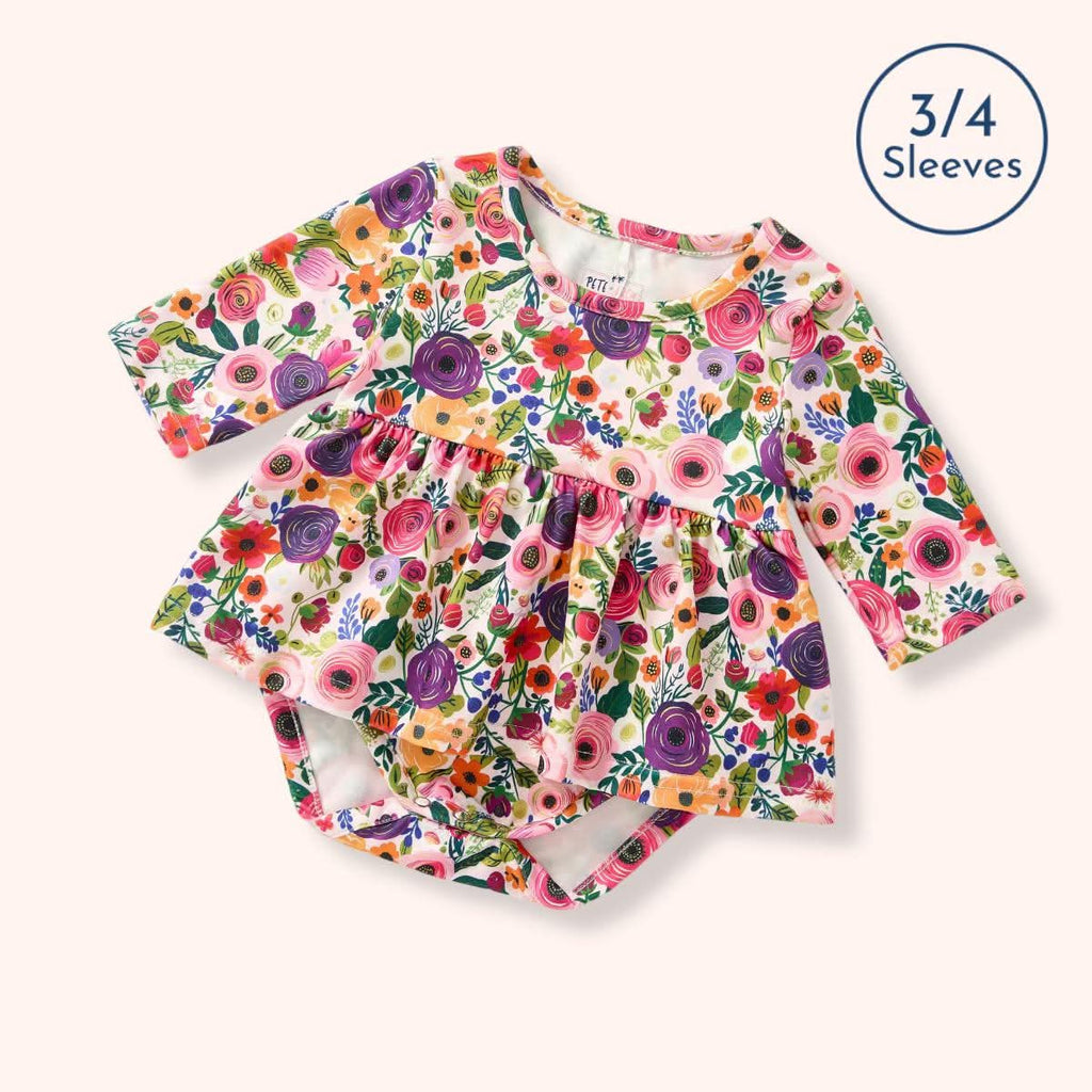 Pete + Lucy Bloom Burst Girl Infant Romper
