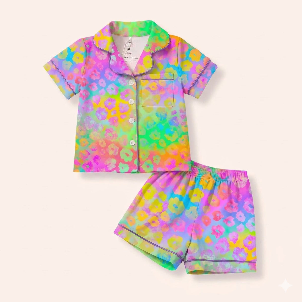 Pete + Lucy Neon Jungle Girls Pj's